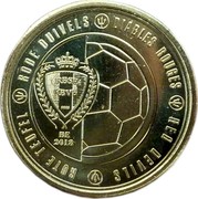 Belgium 2,50 Euro The Red Devils 2018 (fr) Coincard URBSFA - KBVB BE 2018 DIABLES ROUGES RED DEVILS ROTE TEUFELS RODE DUIVELS coin obverse Belgium 2,50 Euro The Red Devils 2018 (fr) Coincard URBSFA - KBVB BE 2018 DIABLES ROUGES RED DEVILS ROTE TEUFELS RODE DUIVELS coin obverse