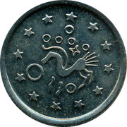 Belgium 2 ECU 150th Anniversary of the Royal Belgian Numismatic Society 1991 UNC  coin reverse Belgium 2 ECU 150th Anniversary of the Royal Belgian Numismatic Society 1991 UNC  coin reverse