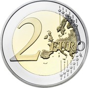 Belgium 2 Euro 10th Anniversary of the Economic Monetary Union 2009 KM# 282 2 EURO LL coin reverse Belgium 2 Euro 10th Anniversary of the Economic Monetary Union 2009 KM# 282 2 EURO LL coin reverse
