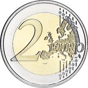 Belgium 2 Euro 200th Anniversary of the Birth of Louis Braille 2009 KM# 288 2 EURO LL coin reverse Belgium 2 Euro 200th Anniversary of the Birth of Louis Braille 2009 KM# 288 2 EURO LL coin reverse
