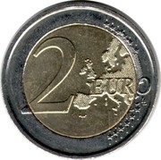 Belgium 2 Euro (Albert II) KM# 302 2 EURO LL coin reverse Belgium 2 Euro (Albert II) KM# 302 2 EURO LL coin reverse