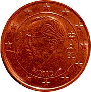 Belgium 2 Euro Cent Albert II - 2nd type - 2nd portrait 2012 KM# 275 A II BE 2009 coin obverse Belgium 2 Euro Cent Albert II - 2nd type - 2nd portrait 2012 KM# 275 A II BE 2009 coin obverse