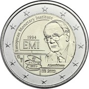 Belgium 2 Euro (European Monetary Institute - Alexandre Lamfalussy) EUROPEAN MONETARY INSTITUTE 1994 A. LAMFALUSSY EMI LL € ECU BEF A. LAMFALUSSY BE 2019 coin obverse Belgium 2 Euro (European Monetary Institute - Alexandre Lamfalussy) EUROPEAN MONETARY INSTITUTE 1994 A. LAMFALUSSY EMI LL € ECU BEF A. LAMFALUSSY BE 2019 coin obverse