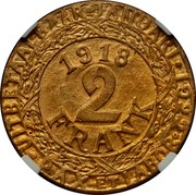 Belgium 2 Francs Ghent German Occupation WWI 1918 KM# Tn5 1918 2 FRANK UITBETAALBAAR JANUARI 1922 PAX ET LABOR coin reverse Belgium 2 Francs Ghent German Occupation WWI 1918 KM# Tn5 1918 2 FRANK UITBETAALBAAR JANUARI 1922 PAX ET LABOR coin reverse