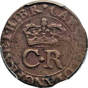 UK 2 Pence Thistle ND KM# 69 CAR D G SCOT ANG FRA E HIB R coin obverse UK 2 Pence Thistle ND KM# 69 CAR D G SCOT ANG FRA E HIB R coin obverse
