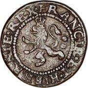 UK 2 Pence Three Thistles 1614 KM# 37 FRANCIE ET HIBERNIE REX coin reverse UK 2 Pence Three Thistles 1614 KM# 37 FRANCIE ET HIBERNIE REX coin reverse
