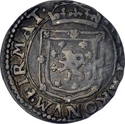 UK 2 Shillings 1642 KM# 95 Scotland IVST THRONVM FIRMAT coin reverse