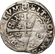 Belgium 2 Sols (2 Stuivers) Ernst. Reckheim ND KM# 8 SIT NOMEN DNI BENEDICTVM E C D R ST SW coin reverse Belgium 2 Sols (2 Stuivers) Ernst. Reckheim ND KM# 8 SIT NOMEN DNI BENEDICTVM E C D R ST SW coin reverse