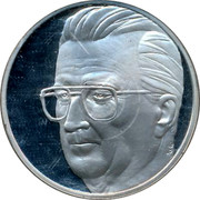 Belgium 20 Euro Albert II 1996 UNC  coin obverse Belgium 20 Euro Albert II 1996 UNC  coin obverse