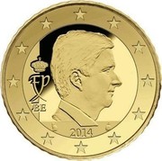 Belgium 20 Euro Cent Philippe 2014 KM# 335 FP BE 2014 coin obverse Belgium 20 Euro Cent Philippe 2014 KM# 335 FP BE 2014 coin obverse