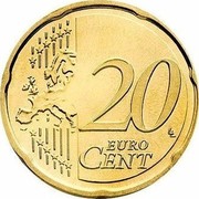 Belgium 20 Euro Cent Philippe 2014 KM# 335 20 EURO CENT LL coin reverse Belgium 20 Euro Cent Philippe 2014 KM# 335 20 EURO CENT LL coin reverse