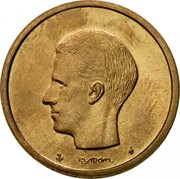 Belgium 20 Francs 1980 KM# 160 Decimal Coinage ELSTRØM coin obverse