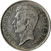 Belgium 20 Francs Albert I 1932 KM# 102 ALBERT KONING DER BELGEN A.B. coin obverse Belgium 20 Francs Albert I 1932 KM# 102 ALBERT KONING DER BELGEN A.B. coin obverse