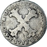 Belgium 20 Liards 1751 (l) KM# 13 Standart Coinage MAR TH D G R IMP G HUN BOH R 1753 coin obverse Belgium 20 Liards 1751 (l) KM# 13 Standart Coinage MAR TH D G R IMP G HUN BOH R 1753 coin obverse