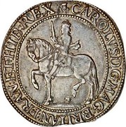 UK 30 Shillings Charles I ND KM# 90.1 CAROLVS • D:G • MAG • BRITAN • FRAN •ET • HIB • REX coin obverse UK 30 Shillings Charles I ND KM# 90.1 CAROLVS • D:G • MAG • BRITAN • FRAN •ET • HIB • REX coin obverse