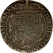 UK 30 Shillings Charles I ND KM# 91 QVÆ DEVS CONIVNXIT NEMO SEPARET coin reverse UK 30 Shillings Charles I ND KM# 91 QVÆ DEVS CONIVNXIT NEMO SEPARET coin reverse