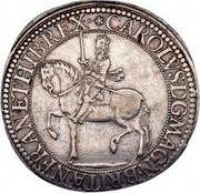 UK 30 Shillings ND KM# 87 Scotland CAROLVS D G MAGN BRITAN FRAN ET HIB REX coin obverse UK 30 Shillings ND KM# 87 Scotland CAROLVS D G MAGN BRITAN FRAN ET HIB REX coin obverse