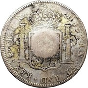 UK 4 Shillings 9 Pence ND KM# CC50 Scotland HISPAN ET IND REX M 8R P R coin reverse UK 4 Shillings 9 Pence ND KM# CC50 Scotland HISPAN ET IND REX M 8R P R coin reverse