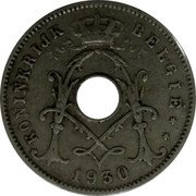 Belgium 5 Centimes Albert I 1930 KM# 94 KONINKRIJK BELGIË 1931 coin obverse Belgium 5 Centimes Albert I 1930 KM# 94 KONINKRIJK BELGIË 1931 coin obverse