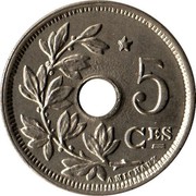 Belgium 5 Centimes French Legend 1932 KM# 93 5 CES A. MICHAUX coin reverse Belgium 5 Centimes French Legend 1932 KM# 93 5 CES A. MICHAUX coin reverse