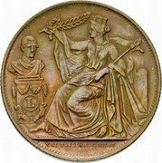 Belgium 5 Centimes (25th Anniversary of the Inauguration) X# M5 XXI JUILL. MDCCCLVI coin obverse Belgium 5 Centimes (25th Anniversary of the Inauguration) X# M5 XXI JUILL. MDCCCLVI coin obverse