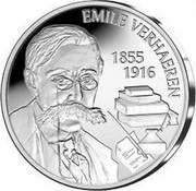 Belgium 5 Euro Emile Verhaeren 2016 EMILE VERHAEREN 1855 1916 coin reverse
