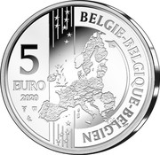 Belgium 5 Euro Luke and Lucy. Coloured 2020 ☤ BELGIE BELGIQUE BELGIEN 5 EURO 2020 coin reverse Belgium 5 Euro Luke and Lucy. Coloured 2020 ☤ BELGIE BELGIQUE BELGIEN 5 EURO 2020 coin reverse