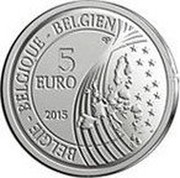 Belgium 5 Euro Marguerite de Riemacker-Legot 2015 Proof KM# 353 BELGIE BELGIQUE BELGIEN 5 EURO 2015 Q P coin obverse Belgium 5 Euro Marguerite de Riemacker-Legot 2015 Proof KM# 353 BELGIE BELGIQUE BELGIEN 5 EURO 2015 Q P coin obverse