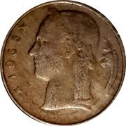 Belgium 5 Francs Baudouin I 1963 KM# 135.1 1949 RAU coin obverse Belgium 5 Francs Baudouin I 1963 KM# 135.1 1949 RAU coin obverse
