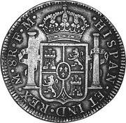 UK 5 Shillings ND KM# CC39 Scotland HISPAN ET IND REX M 8R F M coin reverse UK 5 Shillings ND KM# CC39 Scotland HISPAN ET IND REX M 8R F M coin reverse