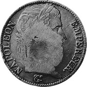 UK 5 Shillings Scotland Countermark ND (1811) Host Date 1812 KM# CC22 NAPOLEON EMPEREUB coin reverse UK 5 Shillings Scotland Countermark ND (1811) Host Date 1812 KM# CC22 NAPOLEON EMPEREUB coin reverse
