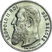 Belgium 50 Centimes Leopold II 1909 KM# 60.1 LEOPOLD II ROI DES BELGES TH. VINÇOTTE coin obverse Belgium 50 Centimes Leopold II 1909 KM# 60.1 LEOPOLD II ROI DES BELGES TH. VINÇOTTE coin obverse