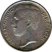 Belgium 50 Centimes 1912 KM# 71 Decimal Coinage ALBERT KONING DER BELGEN G.DEVREESE coin obverse Belgium 50 Centimes 1912 KM# 71 Decimal Coinage ALBERT KONING DER BELGEN G.DEVREESE coin obverse