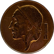 Belgium 50 Centimes 1953 KM# 148.2 Decimal Coinage RAU coin obverse Belgium 50 Centimes 1953 KM# 148.2 Decimal Coinage RAU coin obverse