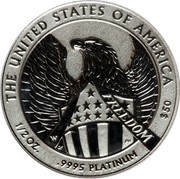 USA 50 Dollars American Eagle 2007 W Reverse Proof UNITED STATES OF AMERICA W $50 .9995 PLATINUM 1/2 OZ. coin reverse USA 50 Dollars American Eagle 2007 W Reverse Proof UNITED STATES OF AMERICA W $50 .9995 PLATINUM 1/2 OZ. coin reverse