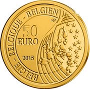Belgium 50 Euro 70 years of Peace in Europe 2015 Proof KM# 352 BELGIE BELGIQUE BELGIEN 50 EURO 2015 QP LL coin obverse Belgium 50 Euro 70 years of Peace in Europe 2015 Proof KM# 352 BELGIE BELGIQUE BELGIEN 50 EURO 2015 QP LL coin obverse