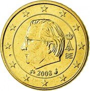 Belgium 50 Euro Cent Albert II - 2nd map - 2nd type - 2nd portrait 2008 Proof KM# 279 A II BE 2012 coin obverse Belgium 50 Euro Cent Albert II - 2nd map - 2nd type - 2nd portrait 2008 Proof KM# 279 A II BE 2012 coin obverse