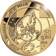 Belgium 50 Euro Rubens - Baroque et Rococo 2018 BELGIE BELGIQUE BELGIEN 50 EURO 2018 coin reverse Belgium 50 Euro Rubens - Baroque et Rococo 2018 BELGIE BELGIQUE BELGIEN 50 EURO 2018 coin reverse