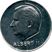 Belgium 50 Francs European Football Championship 2000 In the "Euro 2000" sets only. Proof KM# 214.2 ALBERT II coin obverse Belgium 50 Francs European Football Championship 2000 In the "Euro 2000" sets only. Proof KM# 214.2 ALBERT II coin obverse