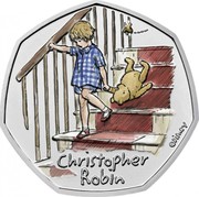 UK 50 Pence Christopher Robin 2020 Brilliant Uncirculated (BU) CHRISTOPHER ROBIN ©DISNEY coin reverse UK 50 Pence Christopher Robin 2020 Brilliant Uncirculated (BU) CHRISTOPHER ROBIN ©DISNEY coin reverse