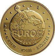 Belgium 5000 Francs Charles V 2000 (qp) Proof KM# 220 BELGIQUE BELGIE BELGIEN EURO PE PA 5000F 2000 coin obverse Belgium 5000 Francs Charles V 2000 (qp) Proof KM# 220 BELGIQUE BELGIE BELGIEN EURO PE PA 5000F 2000 coin obverse