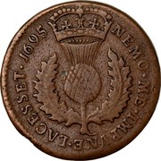 UK 6 Pence William III 1695 KM# 139 NEMO ME IMPVNE LACESSET 1695 coin reverse UK 6 Pence William III 1695 KM# 139 NEMO ME IMPVNE LACESSET 1695 coin reverse