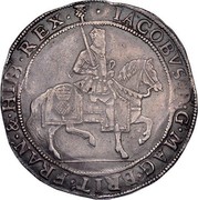 UK 60 Shillings James I 1603 KM# 11 IACOBVS D G MAG BRIT FRAN & HIB REX coin obverse UK 60 Shillings James I 1603 KM# 11 IACOBVS D G MAG BRIT FRAN & HIB REX coin obverse