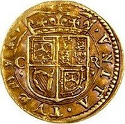 UK Britain 1/2 Crown ND KM# 48 Scotland C R VNITA TVEMVR coin reverse UK Britain 1/2 Crown ND KM# 48 Scotland C R VNITA TVEMVR coin reverse
