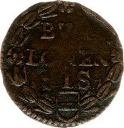 Belgium Duit ND KM# 48 Country Standart Coinage coin reverse Belgium Duit ND KM# 48 Country Standart Coinage coin reverse