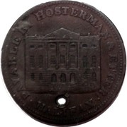 Canada Halfpenny Hosterman and Etter 1814  PAYABLE BY HOSTERMAN & ETTER HALIFAX coin reverse Canada Halfpenny Hosterman and Etter 1814  PAYABLE BY HOSTERMAN & ETTER HALIFAX coin reverse