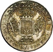 Belgium Kronenthaler 1 Kronenthaler Franz I 1755 (a) KM# 22 FRANCIS D GRATIA ROMAN IMPERAT S A coin obverse Belgium Kronenthaler 1 Kronenthaler Franz I 1755 (a) KM# 22 FRANCIS D GRATIA ROMAN IMPERAT S A coin obverse