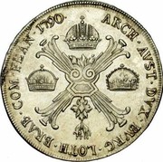 Belgium Kronenthaler 1790 A KM# 42 Standart Coinage ARCH AVST DVX BVRG LOTH BRAB COM FLAN 1790 coin reverse Belgium Kronenthaler 1790 A KM# 42 Standart Coinage ARCH AVST DVX BVRG LOTH BRAB COM FLAN 1790 coin reverse