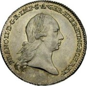 Belgium Kronenthaler 1794 (b) KM# 62.3 Standart Coinage FRANC II D G R IMP S A GER HIER HUNG BOH REX coin obverse Belgium Kronenthaler 1794 (b) KM# 62.3 Standart Coinage FRANC II D G R IMP S A GER HIER HUNG BOH REX coin obverse