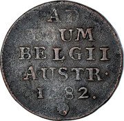 Belgium Liard Joseph II 1782 (b) KM# 30 AD USUM BELGII AUSTR 1788 coin reverse Belgium Liard Joseph II 1782 (b) KM# 30 AD USUM BELGII AUSTR 1788 coin reverse